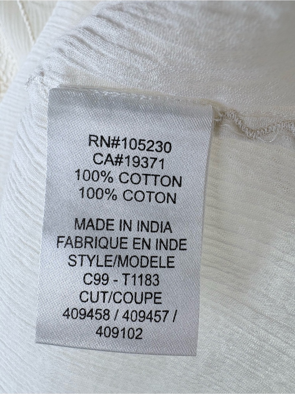 Joie Embroidered Cotton Blouse, Women’s size M/L - Picture 9 of 9